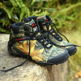 men waterproof hiking shoes boots Anti-skid