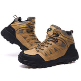 Jackshibo Men's Outdoor Hiking Shoes Mountaineer Climbing