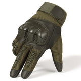 Touch Screen Hard Knuckle Tactical Gloves PU Leather Army Military Combat