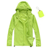 Men&Women Quick Dry Skin Jackets Waterproof Anti-UV Coats