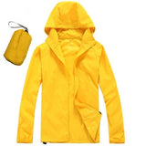 Men&Women Quick Dry Skin Jackets Waterproof Anti-UV Coats