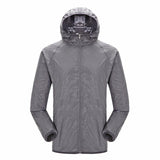 Men Women Raincoat Hiking Travel Waterproof Windproof Jacket