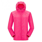 Men Women Raincoat Hiking Travel Waterproof Windproof Jacket