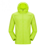 Men Women Raincoat Hiking Travel Waterproof Windproof Jacket